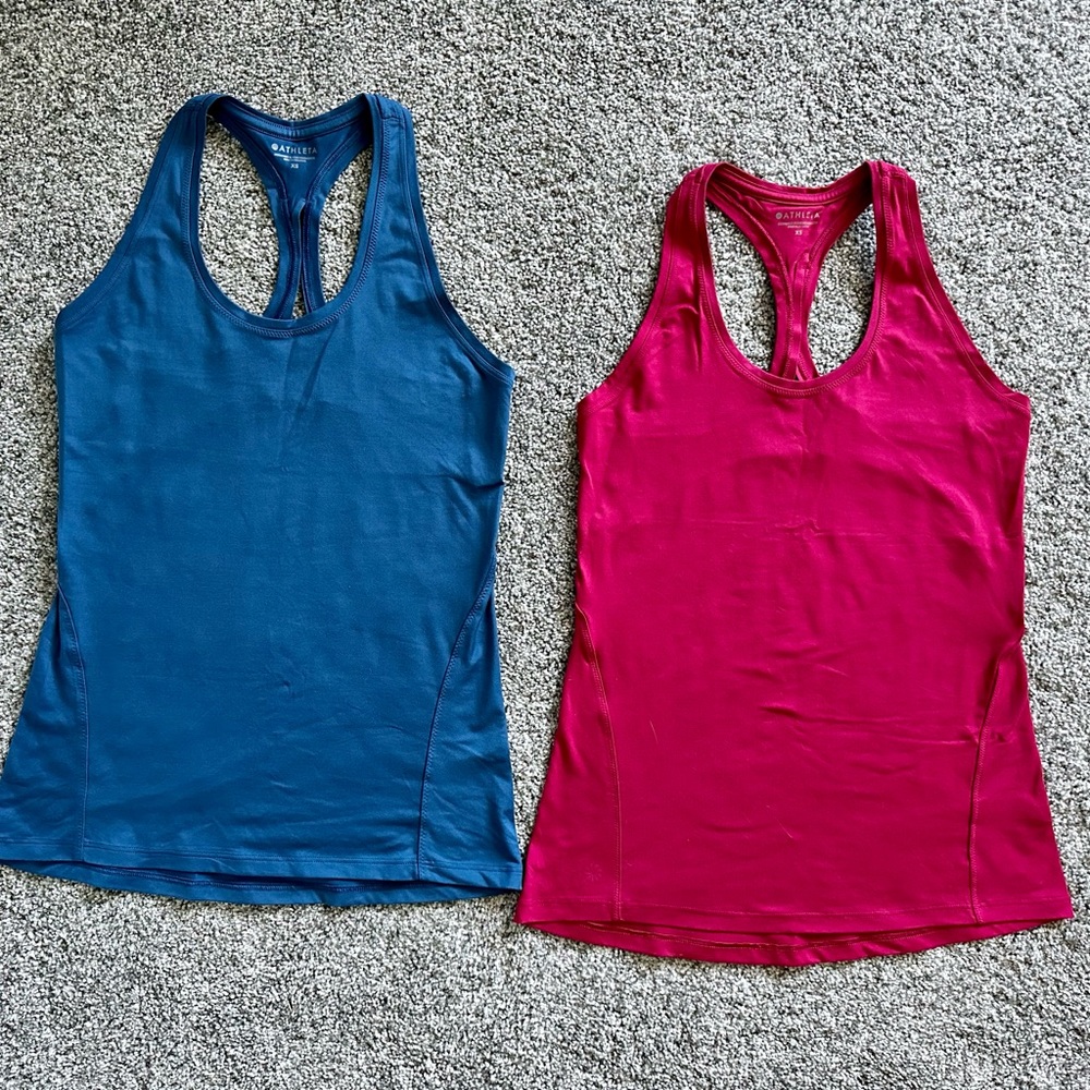 Lot of Athleta XS tanks. EUC.